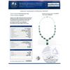 Image 4 : 67.28 ctw Emerald and 7.22 ctw Diamond 18K White Gold Necklace
