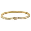 Image 2 : 11.50 ctw Diamond Tennis Bracelet - 18KT Yellow Gold