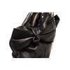Image 7 : Valentino Black Leather Bow Convertible Handbag