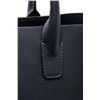 Image 6 : Mansur Gavriel Navy Blue Leather Triangle Handbag