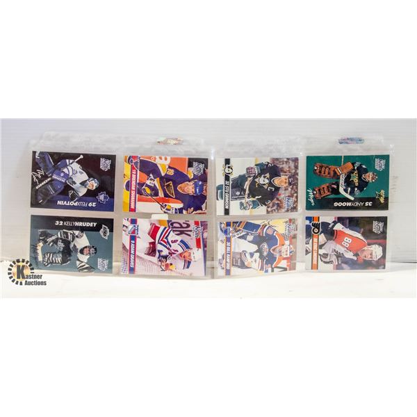 8 OVERSIZED KRAFT NHL COLLECTORS CARDS