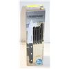 Image 1 : FARBERWARE 6PIECE TRIPLE RIVETED KNIFE & BLOCK SET