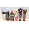 Image 1 : LOT OF 6 ASSORTED TANNING LOTIONS VARIOUS BRANDS