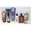 Image 1 : LOT OF 6 ASSORTED TANNING LOTIONS VARIOUS BRANDS