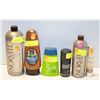 Image 1 : LOT OF 6 ASSORTED TANNING LOTIONS VARIOUS BRANDS