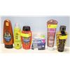 Image 1 : LOT OF 6 ASSORTED TANNING LOTIONS VARIOUS BRANDS