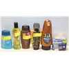 Image 1 : LOT OF 6 ASSORTED TANNING LOTIONS VARIOUS BRANDS