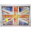 Image 1 : RETRO METAL TIN UK BRITISH FLAG HOME DCOR 12X16