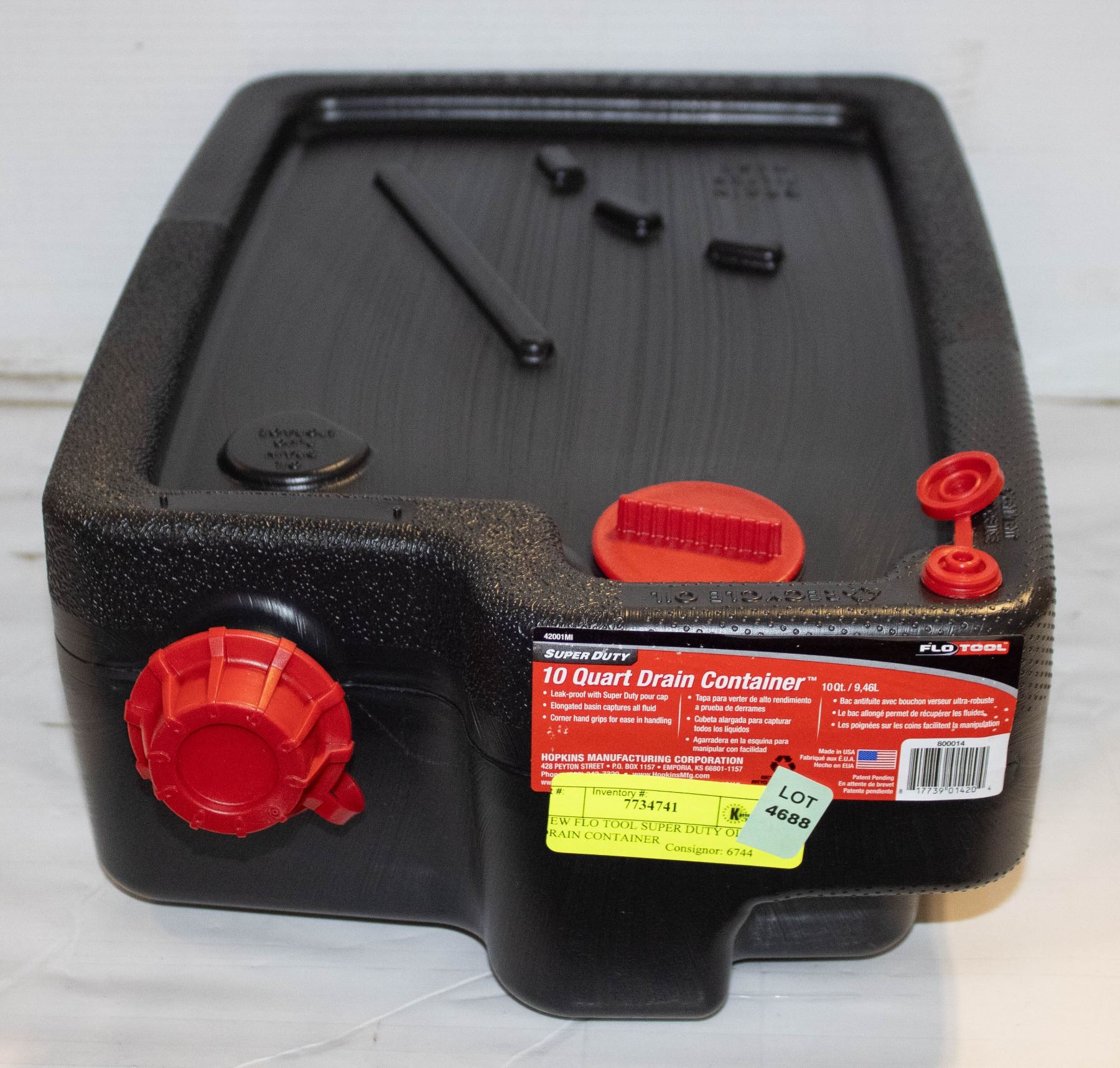 Oil Container Tool NEW FLO TOOL SUPER DUTY OIL DRAIN CONTAINER