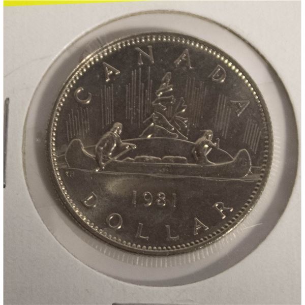 1981 CANADA SILVER DOLLAR