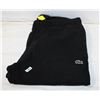 Image 1 : LACOSTE BLACK SWEAT PANTS TAPERED FIT MENS MEDIUM