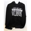Image 1 : MENS BLACK ACCIDENTALLY GET DRUNK BLACK HOODIE