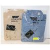 Image 1 : NEW MEN'S SHIRTS 1DENIM/1TAN SIZE XL