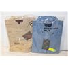 Image 1 : NEW MEN'S SHIRTS 1DENIM/1TAN SIZE M