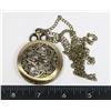 Image 1 : NEW ETCHED OUT BIRD DESIGN POCKET WATCH WITH