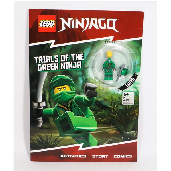 NEW LEGO NINJAGO ACTIVITY BOOK WITH NINJA BUILDER