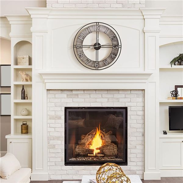 NEW SORBUS VINTAGE DISTRESSED LARGE WALL CLOCK