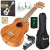 Image 1 : NEW WITH BOX KMISE MAHOGANY SOPRANO UKULELE WITH