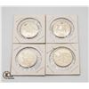 Image 1 : LOT OF 4 CANADIAN 50 CENT 1965 (37.32 G SILVER)