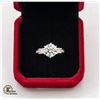 Image 1 : 3.00 GRA CERTIFIED MOISSANITE VVS D SET IN CENTER