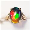 Image 1 : BZ1754-37 10K BLACK OPAL ENHANCED(3.1CT) RING