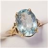 Image 1 : BZ1754-46 10K AQUAMARINE(4.9CT) RING