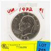 Image 1 : 1972 AMERICAN SILVER DOLLAR