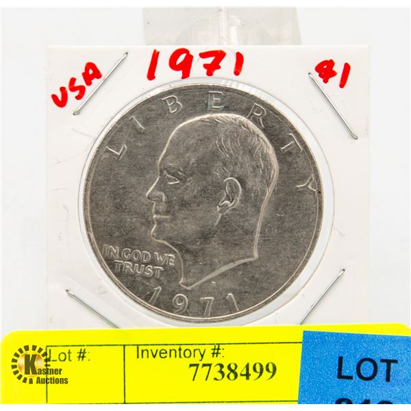 1971 AMERICAN SILVER DOLLAR