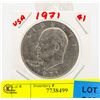 Image 1 : 1971 AMERICAN SILVER DOLLAR