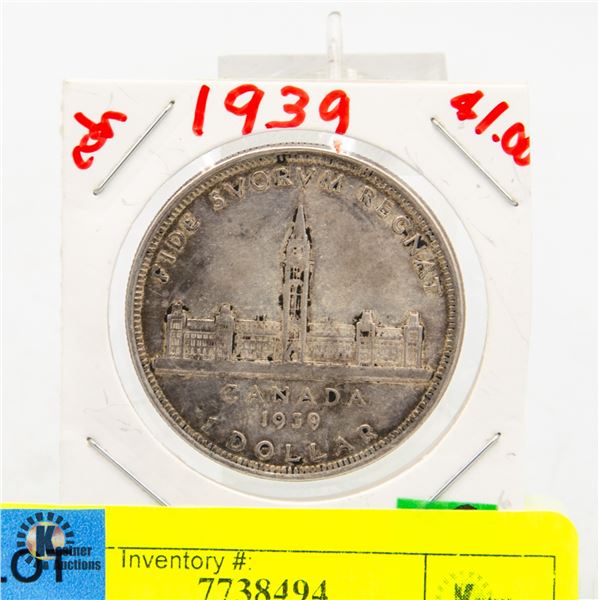 1939 CANADIAN SILVER DOLLAR