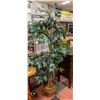 Image 1 : FAUX POTTED PLANT/TREE APPROX 6FT TALL