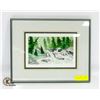 Image 1 : FRAMED PRINT BOREAL FOREST 12" x 15" (REICHERT)