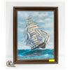 Image 1 : FRAMED PRINT THE SALESMAN-SHIP 21" x 27" (ALLEN)