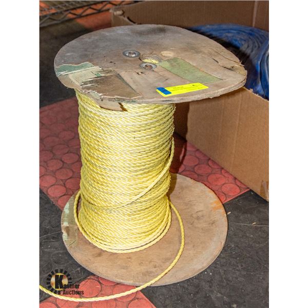 PARTIAL SPOOL OF NYLON ROPE