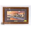 Image 1 : FRAMED "SUNRISE ENCAMPMENT" BY SCOT A. WEIR