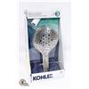 Image 1 : NEW KOHLER PROSECO SHOWERHEAD, MULTIFUNCTION