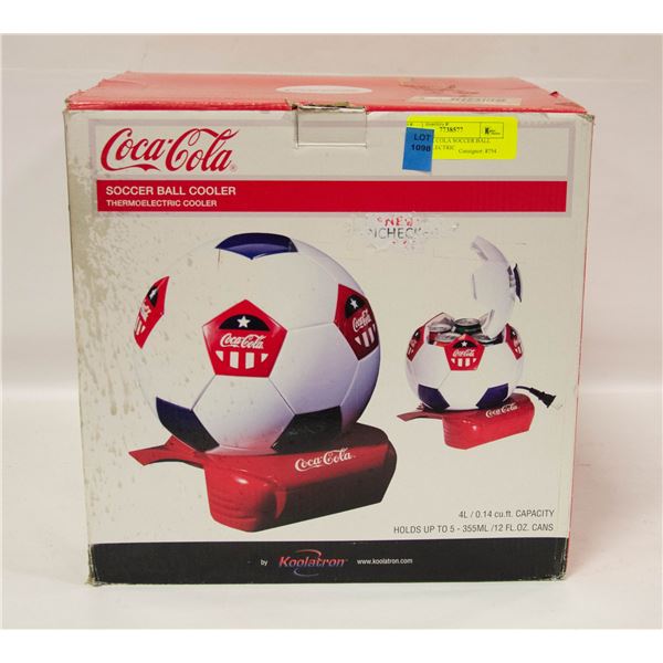 NEW COCA COLA SOCCER BALL THERMOELECTRIC