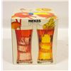 Image 1 : NEW SET OF 4 RIEKES CRYSTAL 14 OZ. TUMBERS.