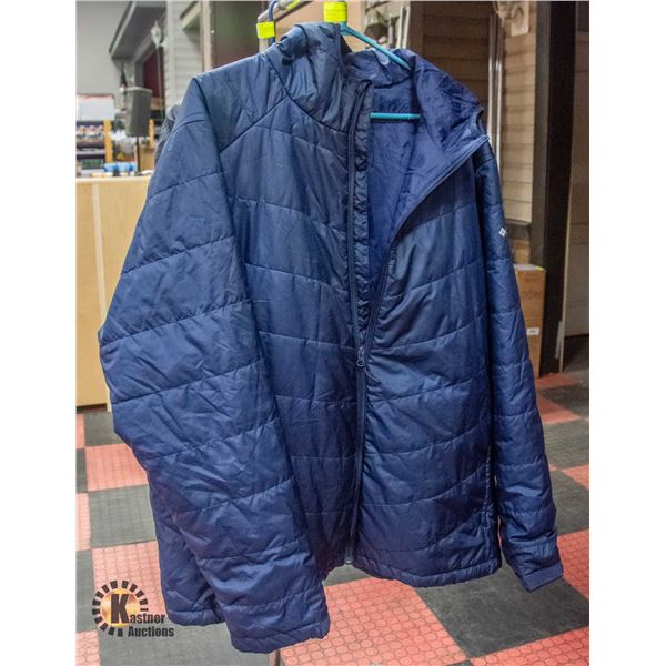 MENS COLUMBIA XL BLUE SPRING JACKET