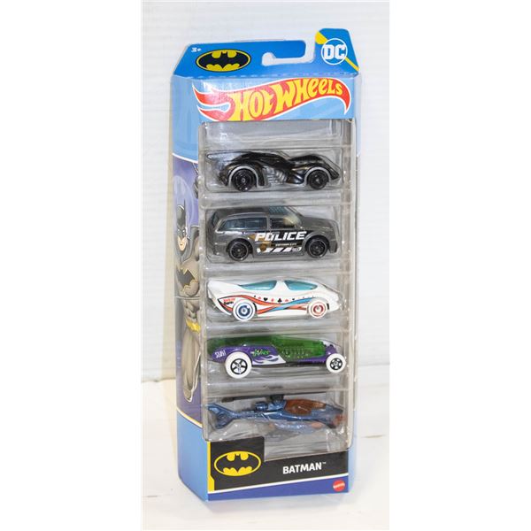 HOTWHEELS 2023 BATMAN 5PK