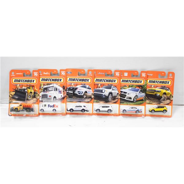 5PK OF MATCHBOX CARS