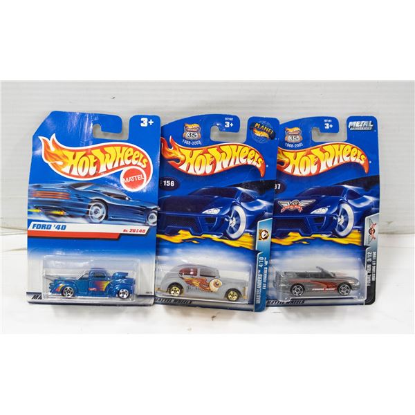 3PK HOTWHEELS 2003 HOTRODS