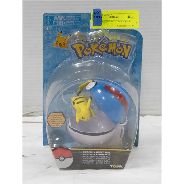 POKEMON PIKACHU POKEBALL