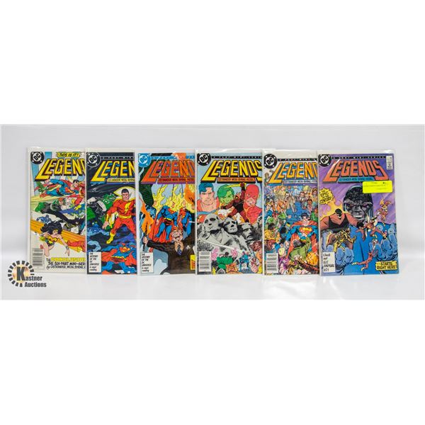 LEGENDS COMICS COMPLETE 1-6