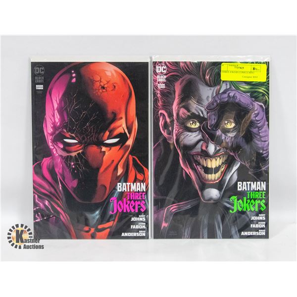 2 THREE JOKERS COMICS