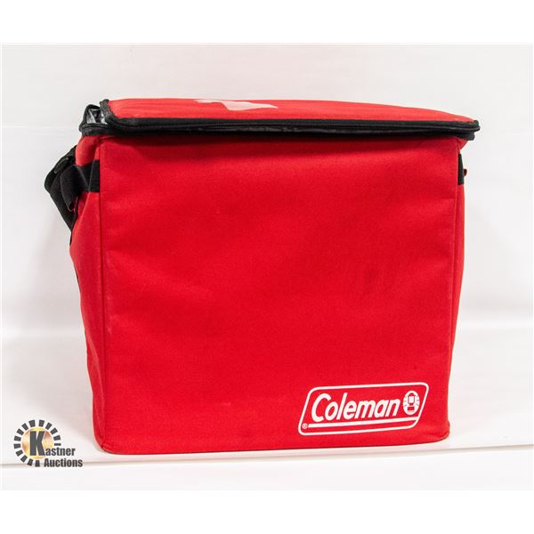 RED COLEMAN COOLER BAG