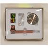Image 1 : NEW HERBAL GLASS PIPE SET WITH GRINDER & SPOON
