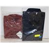 Image 1 : NEW MEN'S SHIRTS 1NAVY 1BURGANDY SIZE M