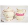 Image 1 : VTG LARGE JAR WITH LID, VTG LARGE PITCHER