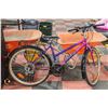 Image 1 : ADULT 18 SPEED BIKE PINK & PURPLE FRAME